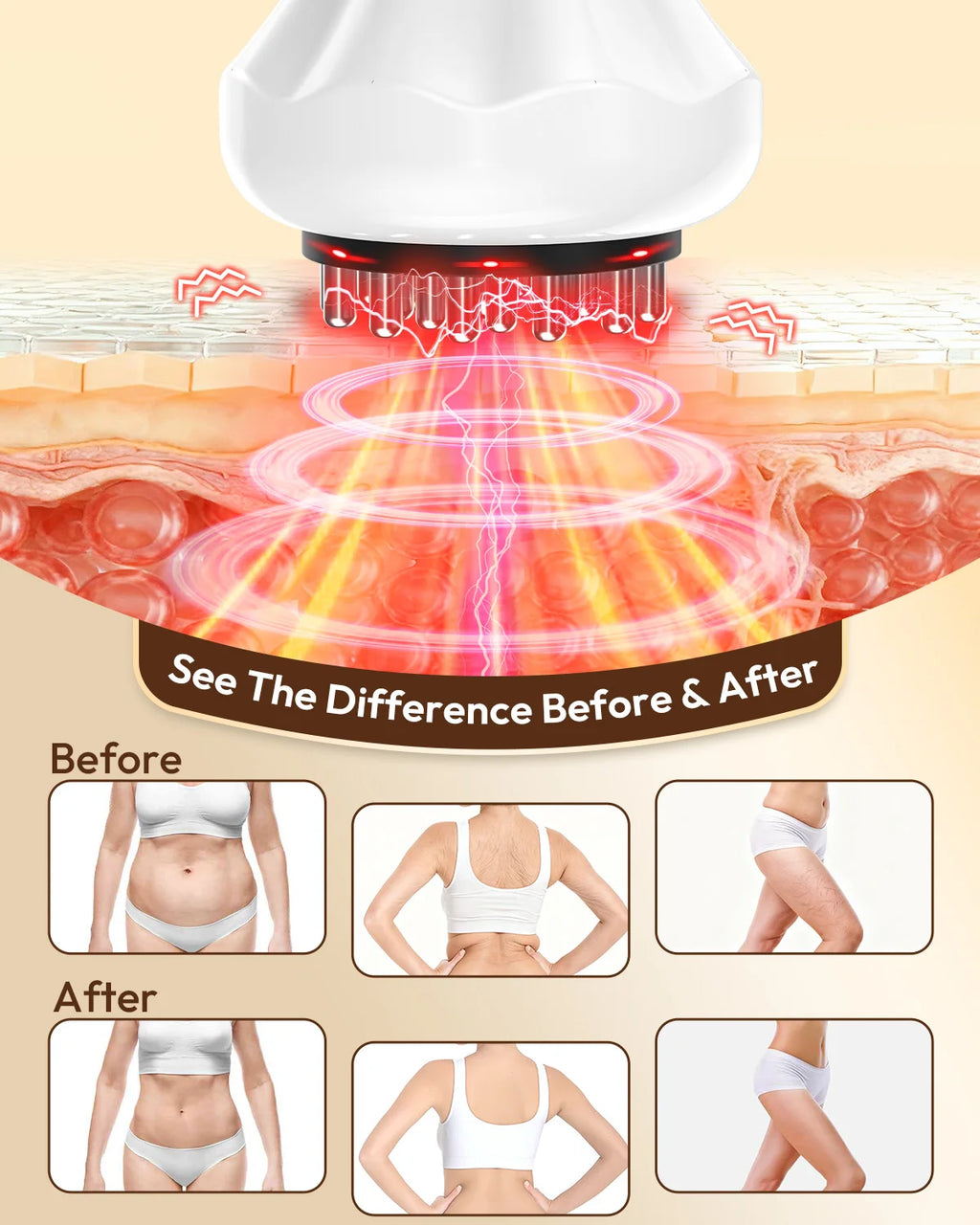 Body Sculpting Machine With Heat Vibration Soothing