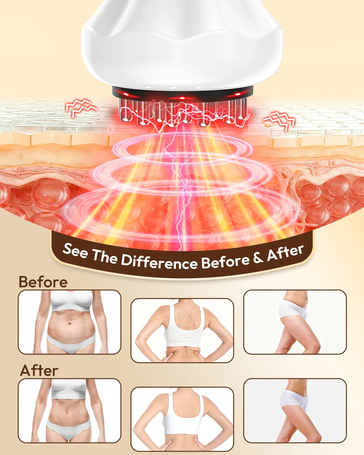Body Sculpting Machine With Heat Vibration Soothing