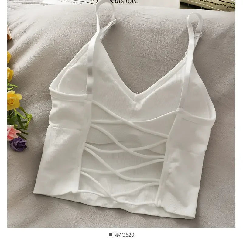 Womens Sports Top Built In Bra