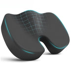 Memory Foam Seat Cushion  Back Pain Relief