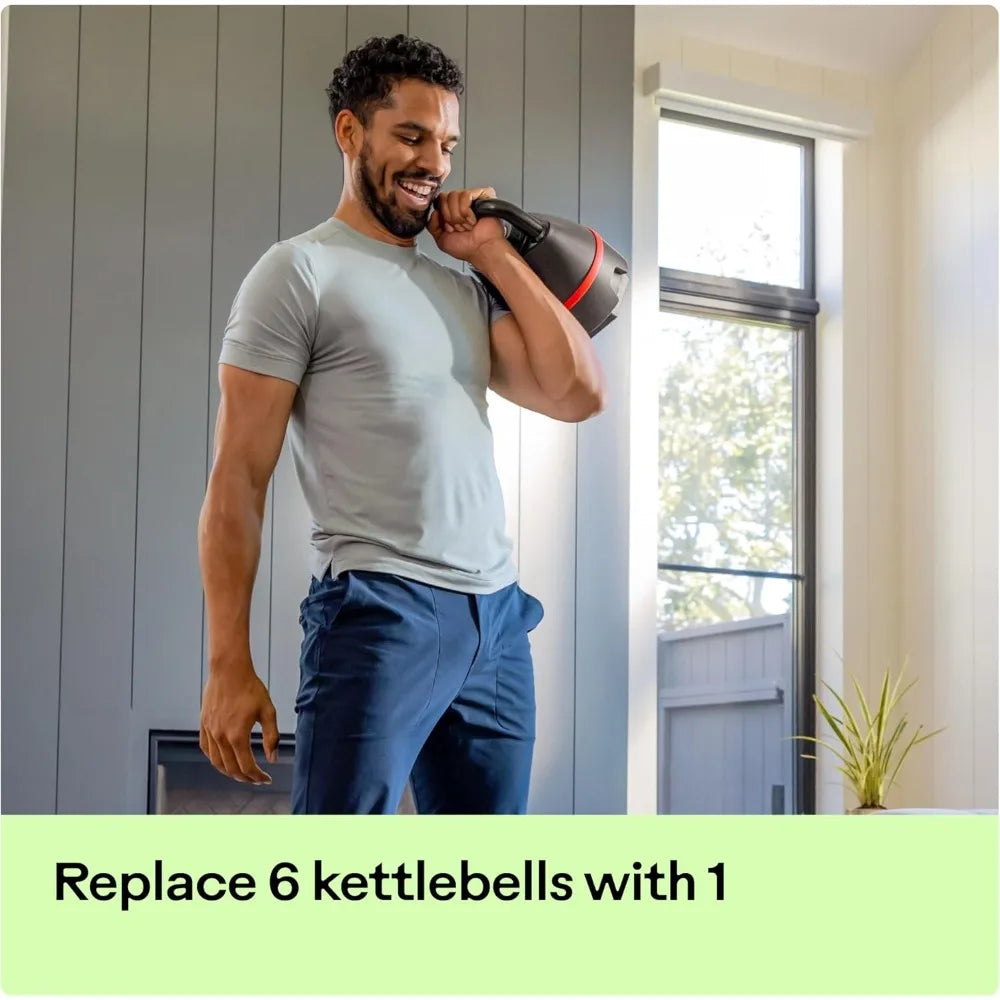 SelectTech 8-40 LBS Adjustable Kettlebell