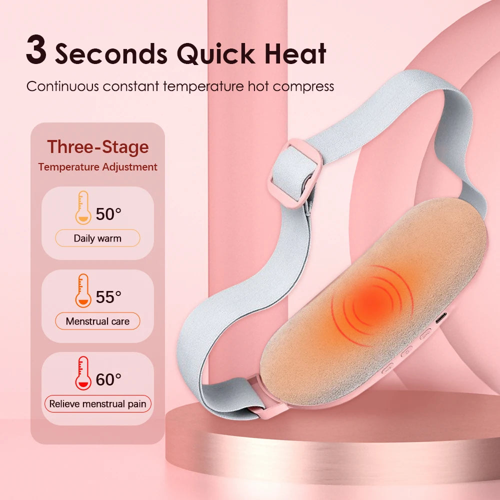 Cramp Massager Vibrating Heating Abdominal Belt