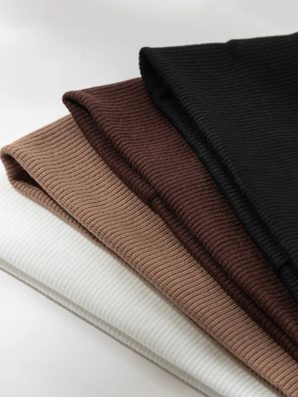 4PC Women Solid Color Elastic Headbands