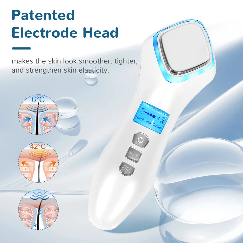 Hot, Cold Face Device Red Blue Light
