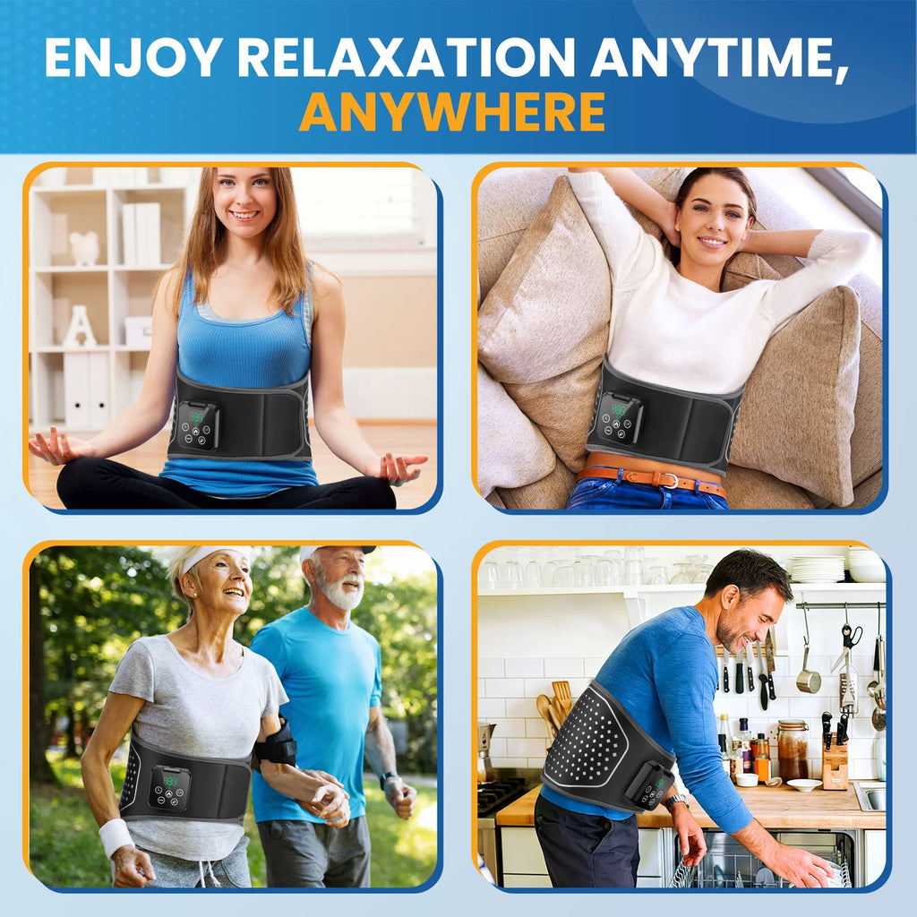 Cordless Heated Waist Massager With Vibration