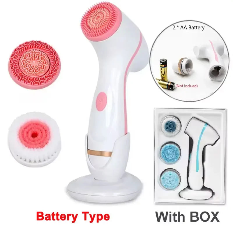 3 In 1 Rotating Deep Cleansing Brush