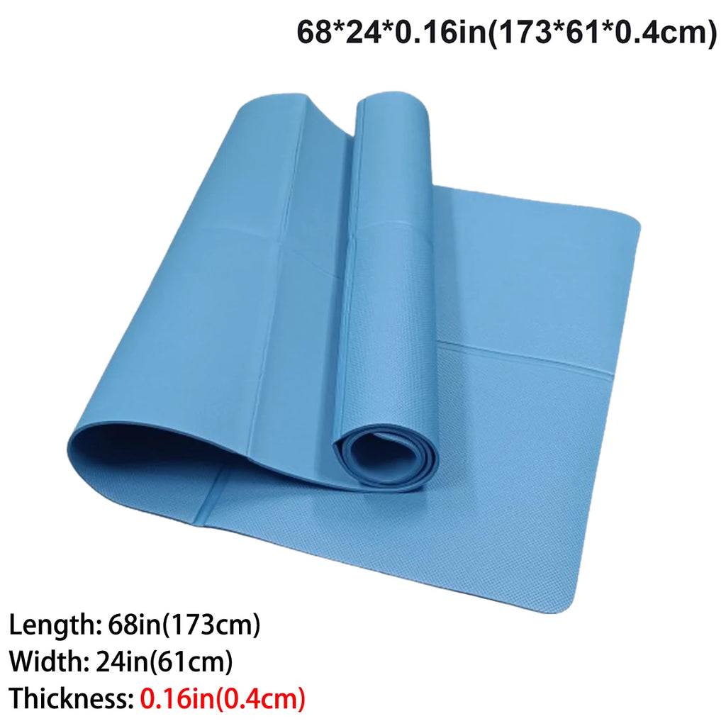 Foldable Yoga Exercise Mat 3mm/4mm/6mm Thicknesses