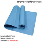 Foldable Yoga Exercise Mat 3mm/4mm/6mm Thicknesses