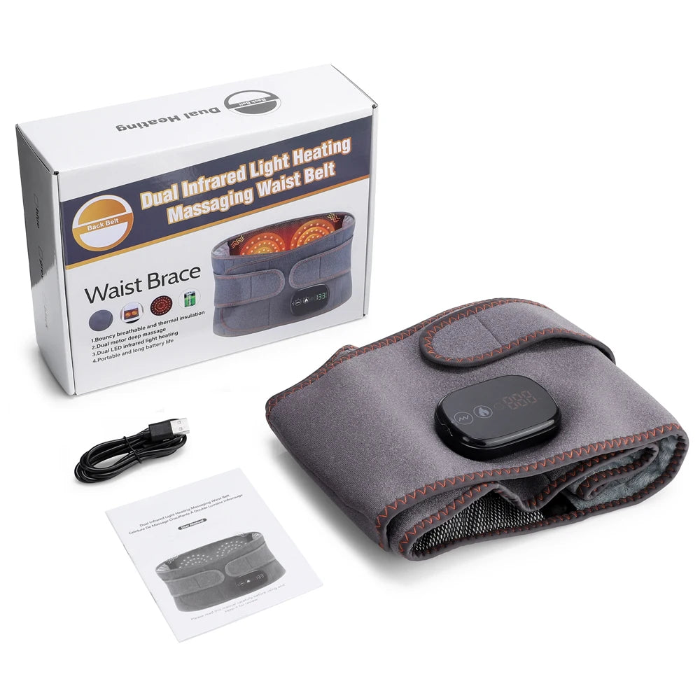 Cordless Heated Waist Massager With Vibration