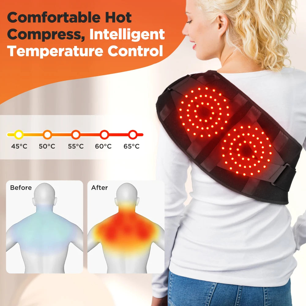 Cordless Heated Waist Massager With Vibration