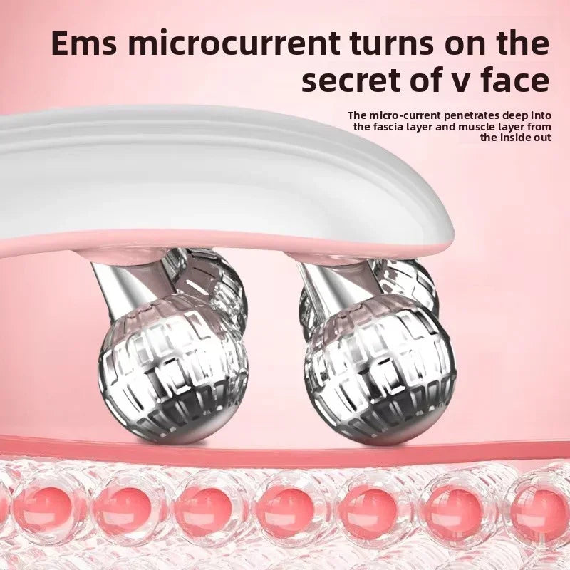 EMS Roller Facial Massager Firming And Lifting