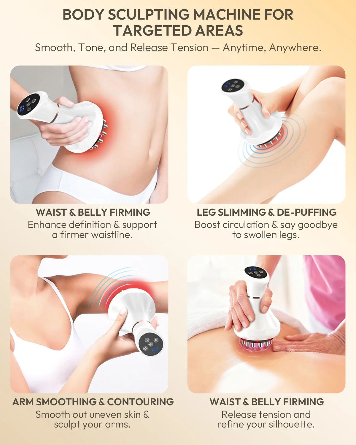 Body Sculpting Machine With Heat Vibration Soothing